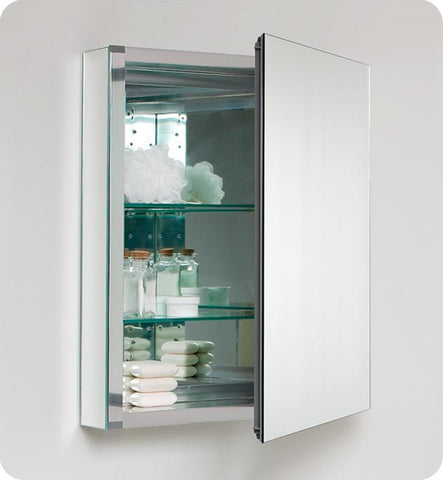 Image of Fresca 20" Wide x 26" Tall Bathroom Medicine Cabinet w/ Mirrors FMC8058