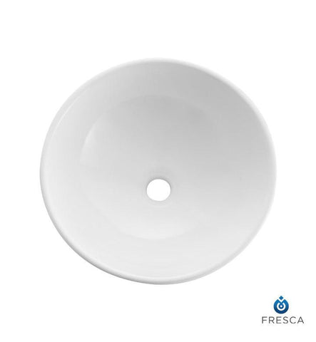Image of Fresca Adour 16" White Vessel Sink w/ Countertop FVS8110WH