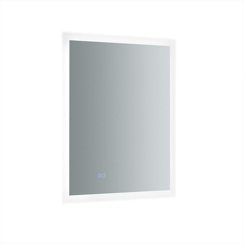 Image of Fresca Angelo 24" Wide x 30" Tall Bathroom Mirror w/ Halo Style LED Lighting FMR012430