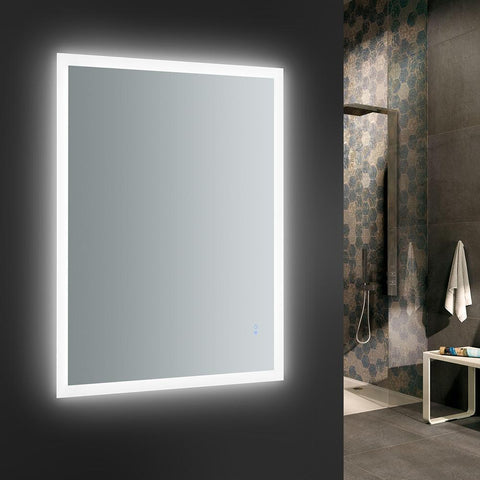 Image of Fresca Angelo 48" Wide x 36" Tall Bathroom Mirror w/ Halo Style LED Lighting FMR014836
