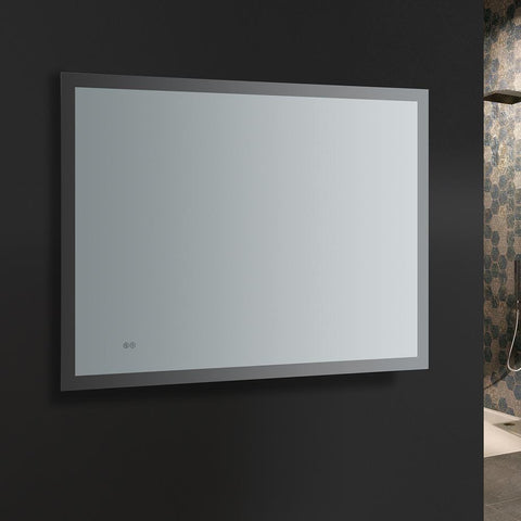 Image of Fresca Angelo 48" Wide x 36" Tall Bathroom Mirror w/ Halo Style LED Lighting FMR014836