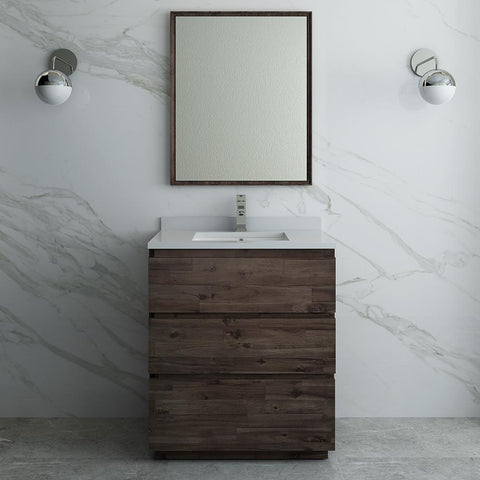 Image of Fresca Formosa 30" Floor Standing Modern Bathroom Vanity