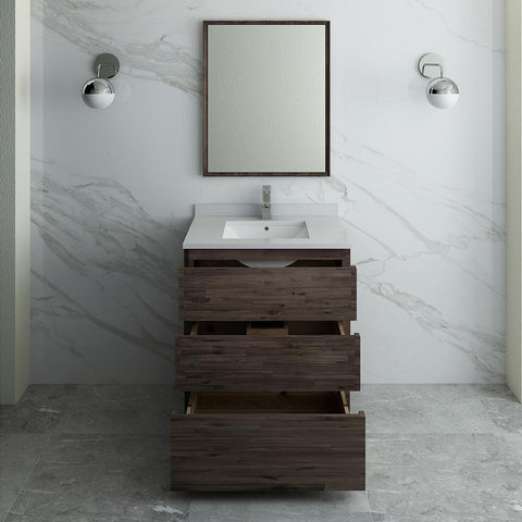 Image of Fresca Formosa 30" Floor Standing Modern Bathroom Vanity