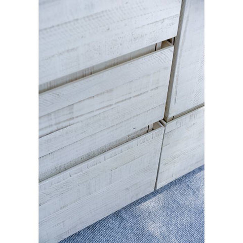 Image of Fresca Formosa 47" Rustic White Freestanding Modern Bathroom Base Cabinet | FCB31-122412RWH-FC FCB31-122412RWH-FC