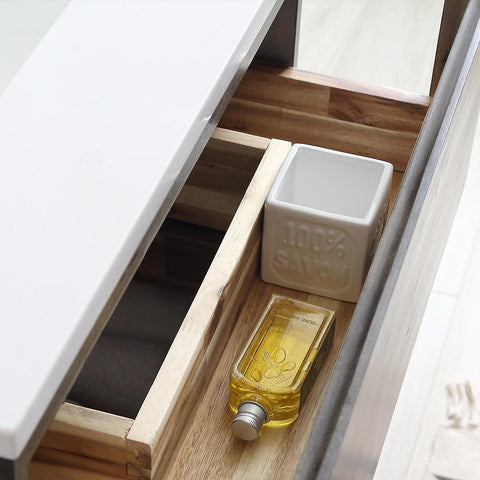 Image of Fresca Formosa 54" Wall Hung Modern Bathroom Vanity