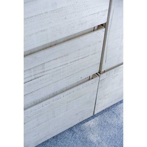 Image of Fresca Formosa 59" Rustic White Freestanding Modern Bathroom Base Cabinet | FCB31-123612RWH-FC FCB31-123612RWH-FC