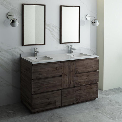 Image of Fresca Formosa 60" Floor Standing Double Sink Vanity