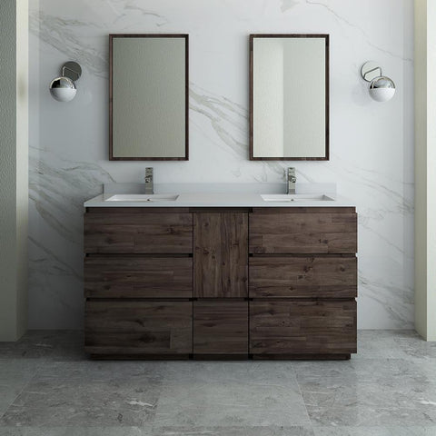 Image of Fresca Formosa 60" Floor Standing Double Sink Vanity