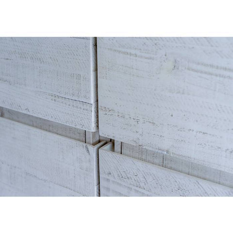 Image of Fresca Formosa 72" Rustic White Wall Hung Double Sink Modern Bathroom Vanity | FCB31-3636RWH-CWH-U FCB31-3636RWH-CWH-U