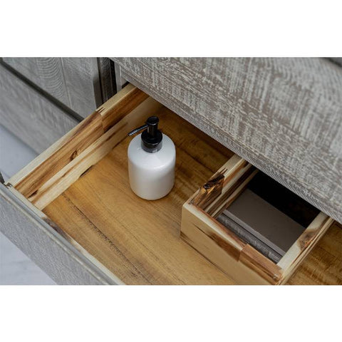 Image of Fresca Formosa Modern 72" Ash Wall Mount Double Sink Vanity Set | FVN31-301230ASH