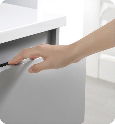 Image of Fresca Lazzaro 48" Gray Free Standing Modern Bathroom Cabinet w/ Integrated Sink | FCB9348GR-I