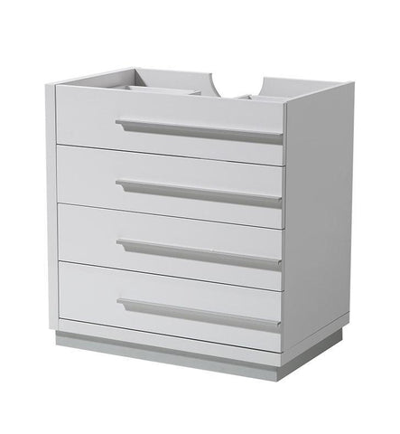 Image of Fresca Livello 30" White Modern Bathroom Cabinet FCB8030WH