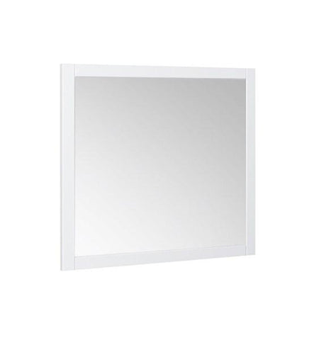 Image of Fresca Manchester 30" White Traditional Bathroom Mirror | FMR2303WH
