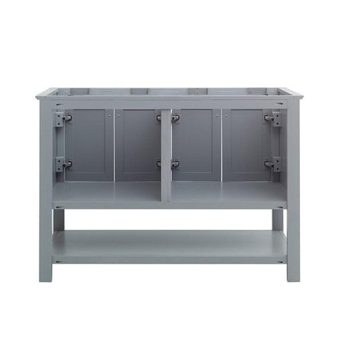 Image of Fresca Manchester 48" Gray Traditional Double Sink Bathroom Cabinet | FCB2348GR-D FCB2348GR-D