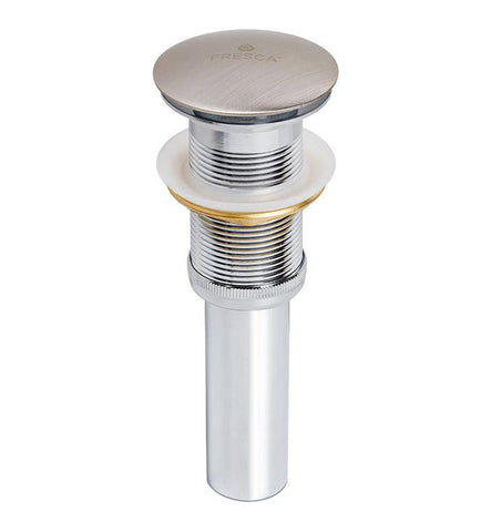 Image of Fresca Pop-Up Drain Assembly Without Overflow - Brushed Nickel FPU1240BN