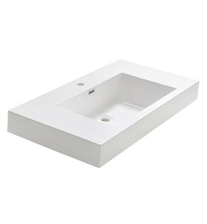 Fresca Valencia 42" White Integrated Sink / Countertop FVS8005WH