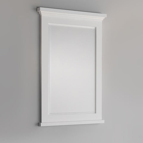 Image of Fresca Windsor 24" Matte White Bathroom Mirror | FMR2424WHM FMR2424WHM