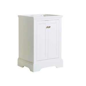 Fresca Windsor 24" Matte White Traditional Bathroom Cabinet | FCB2424WHM FCB2424WHM