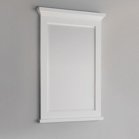 Image of Fresca Windsor 27" Matte White Bathroom Mirror | FMR2427WHM FMR2427WHM