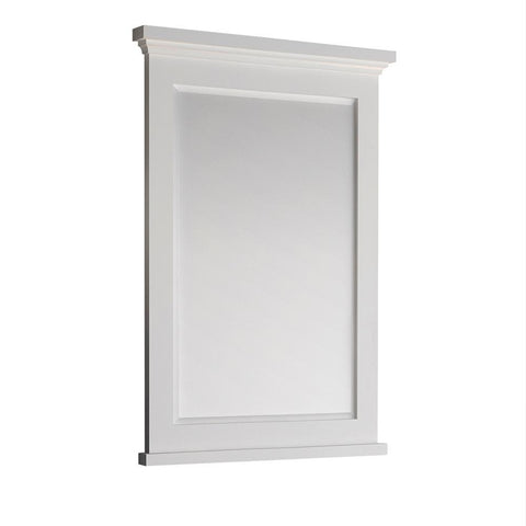 Image of Fresca Windsor 27" Matte White Bathroom Mirror | FMR2427WHM FMR2427WHM