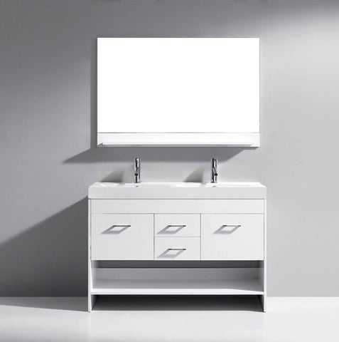 Image of Gloria 48" Double Bathroom Vanity MD-423-THNB-ES
