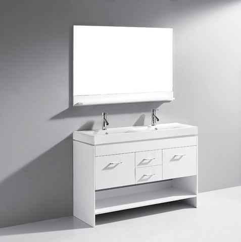 Image of Gloria 48" Double Bathroom Vanity MD-423-THNB-ES