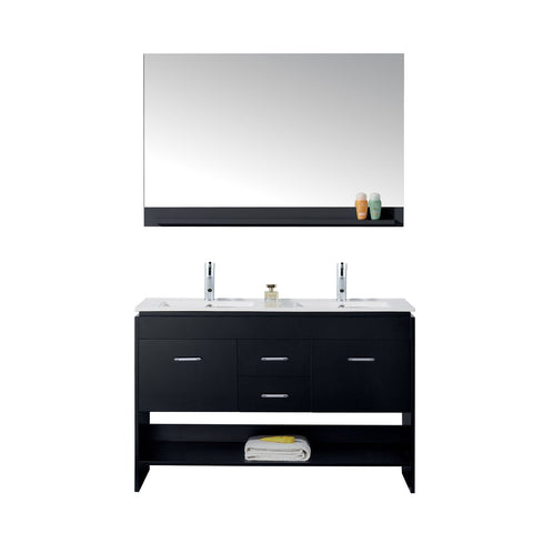 Image of Gloria 48" Double Bathroom Vanity MD-423-THNB-ES