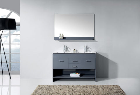 Image of Gloria 48" Double Bathroom Vanity MD-423-THNB-ES