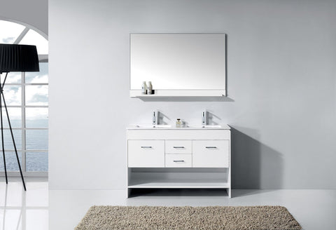 Image of Gloria 48" Double Bathroom Vanity MD-423-THNB-ES