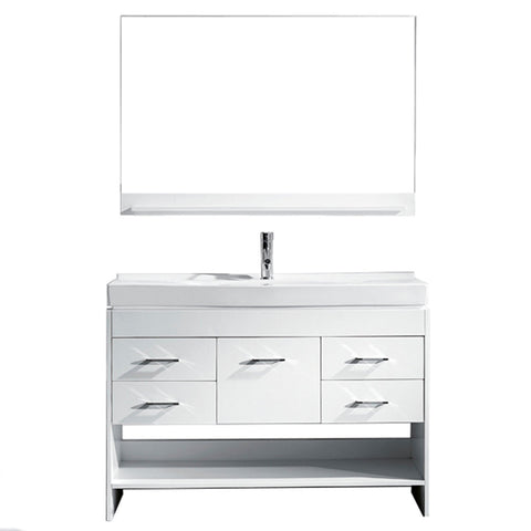 Image of Gloria 48" Single Bathroom Vanity MS-575-C-WH