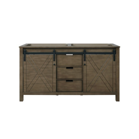 Image of Marsyas 60" Rustic Brown Vanity Cabinet Only | LM342260DK00000