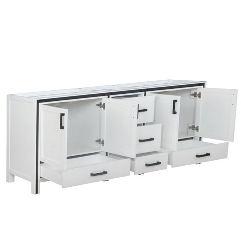 Image of Ziva 84" White Vanity Cabinet Only | LZV352284SA00000