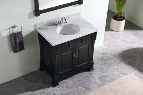 Image of Huntshire 36" Single Bathroom Vanity GS-4036-WMRO-DW
