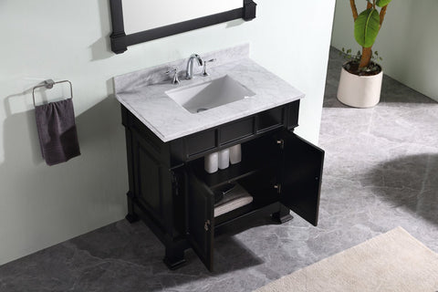 Image of Huntshire 36" Single Bathroom Vanity GS-4036-WMRO-DW