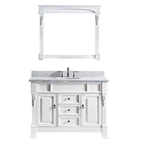 Image of Huntshire 48" Single Bathroom Vanity GS-4048-WMRO-WH