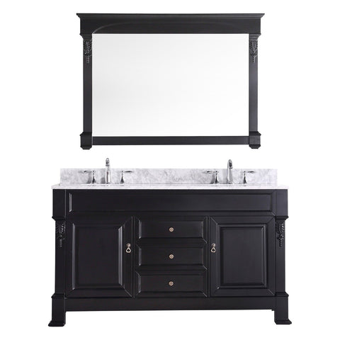 Image of Huntshire 60" Double Bathroom Vanity GD-4060-WMRO-DW