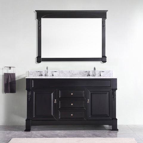 Image of Huntshire 60" Double Bathroom Vanity GD-4060-WMRO-DW