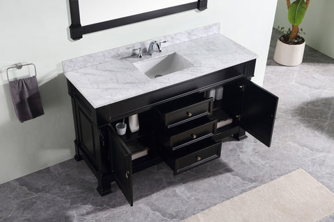Image of Huntshire 60" Single Bathroom Vanity GS-4060-WMRO-DW