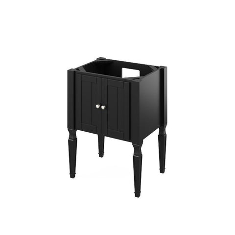 Image of Jeffrey Alexander Jensen Transitional 30" Black Single Undermount Sink Vanity With Marble Top | VKITJEN30BKWCR VKITJEN30BKWCR