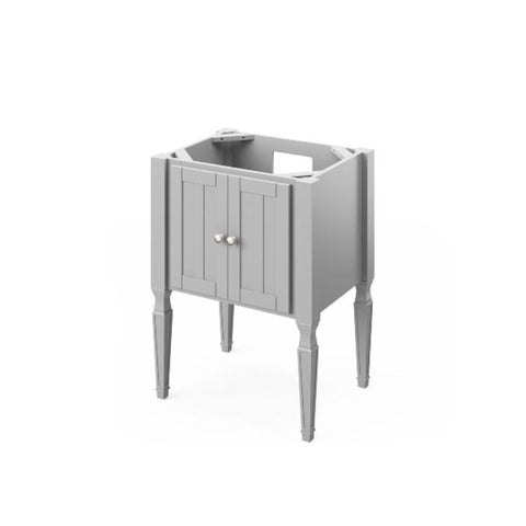 Image of Jeffrey Alexander Jensen Transitional 30" Grey Single Undermount Sink Vanity With Marble Top | VKITJEN30GRWCR VKITJEN30GRWCR