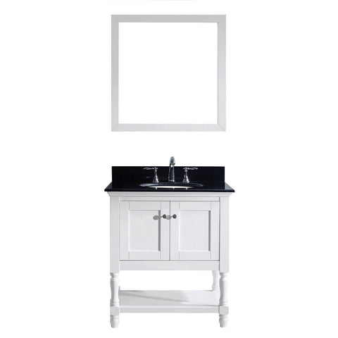Image of Julianna 32" Single Bathroom Vanity MS-3132-BGRO-WH