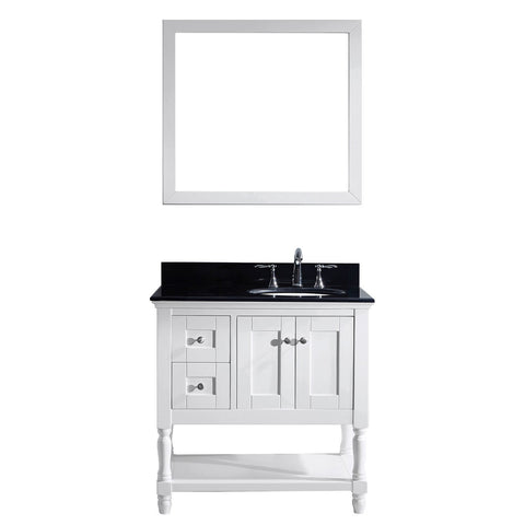 Image of Julianna 36" Single Bathroom Vanity MS-3136-BGRO-WH