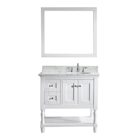 Image of Julianna 36" Single Bathroom Vanity MS-3136-WMRO-WH
