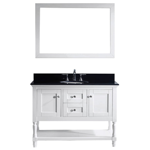 Image of Julianna 48" Single Bathroom Vanity MS-3148-BGRO-WH
