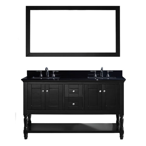 Image of Julianna 60" Double Bathroom Vanity MD-3160-BGSQ-ES