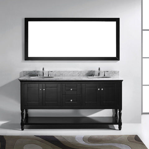 Image of Julianna 72" Double Bathroom Vanity MD-3172-WMRO-CG