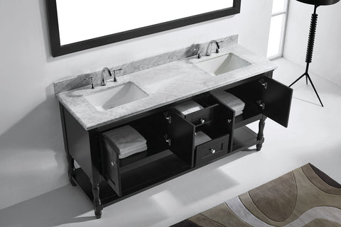 Image of Julianna 72" Double Bathroom Vanity MD-3172-WMRO-CG