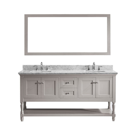 Image of Julianna 72" Double Bathroom Vanity MD-3172-WMSQ-CG