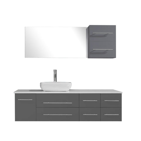 Image of Justine 59" Single Bathroom Vanity UM-3050-S-GR