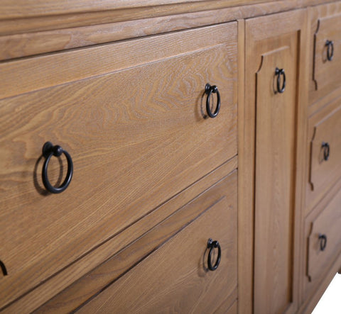 Image of Legion Furniture 60" Weathered Brown Sink Vanity Matching Granite WLF6060